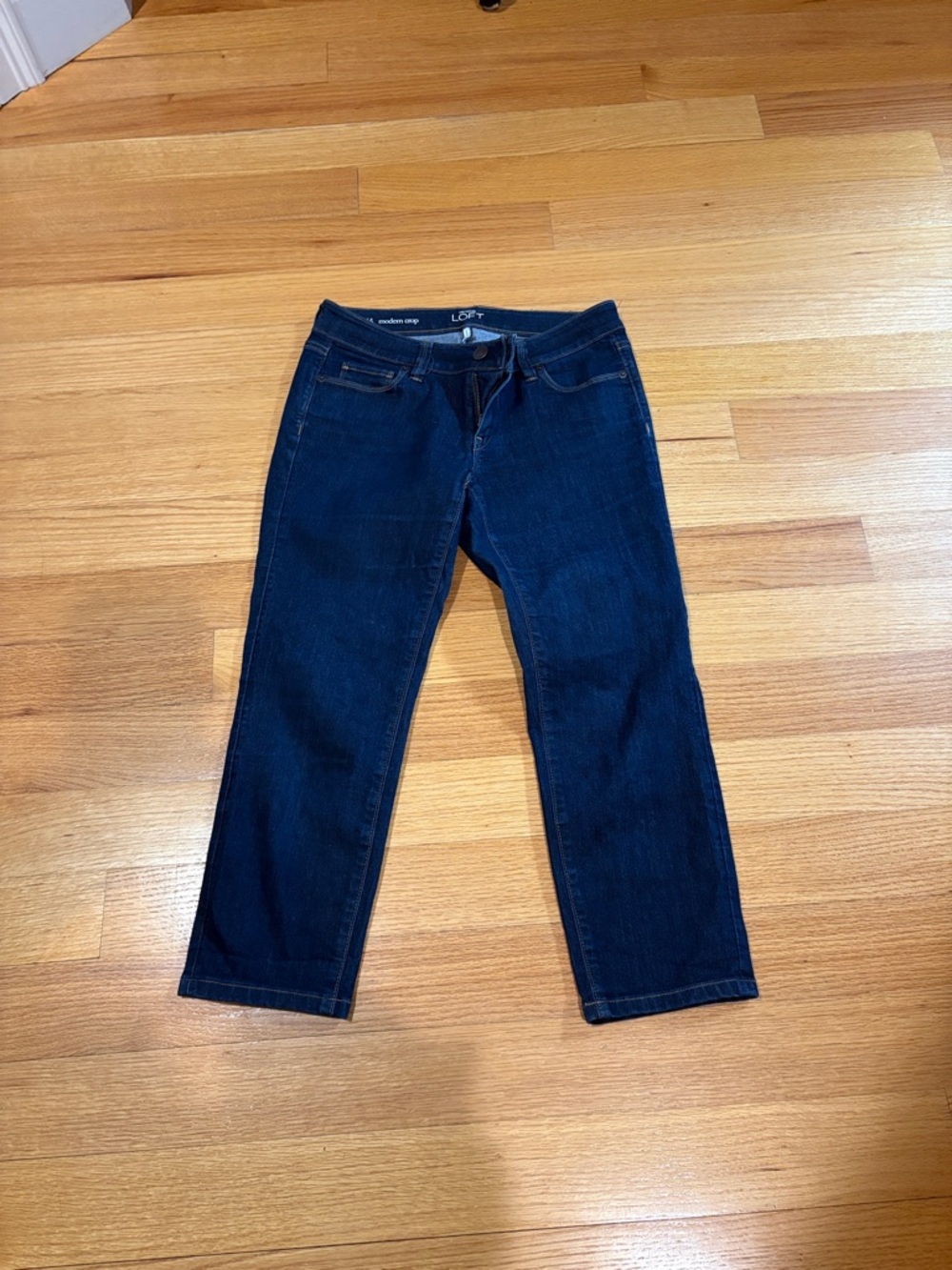 LOFT Navy Straight-Leg Women’s Jeans